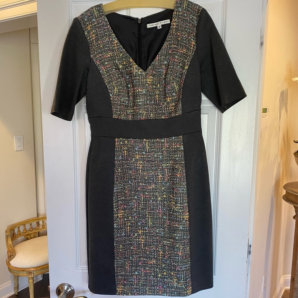 Trina Turk Felicia Tweed Sheath Dress